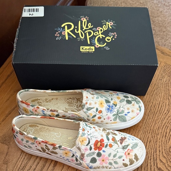 Keds Floral Canvas Slip-Ons - Picture 1 of 5